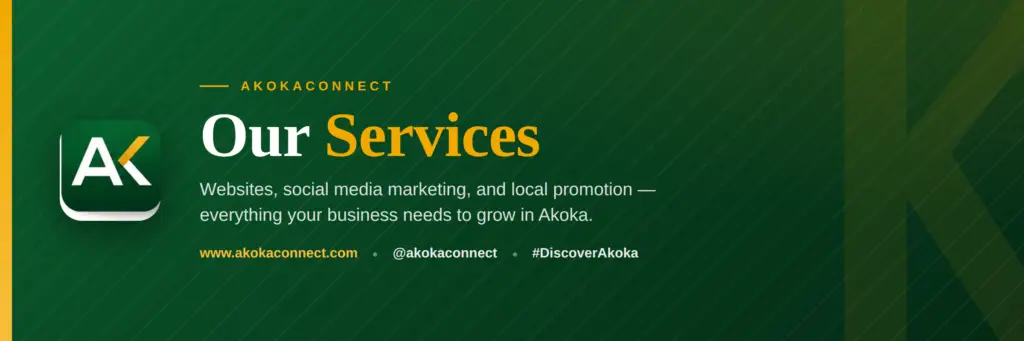 akokaconnect services banner