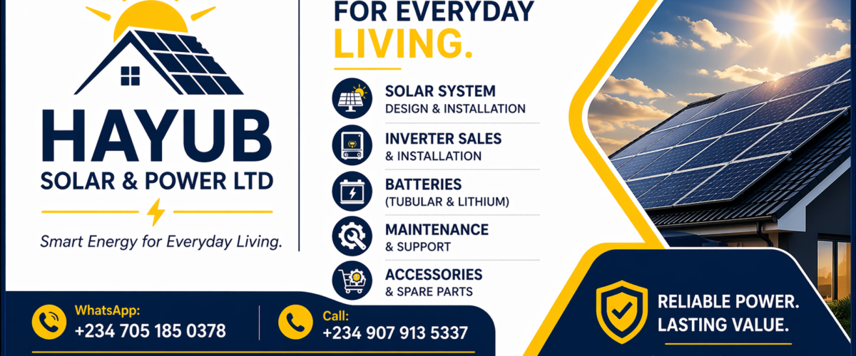 Hayub solar & power LTD
